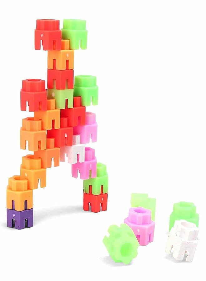 PULSBERY مكعبات بولسبري السداسية/المكعبات المتشابكة/مكعبات اللعب/مكعبات البناء/مكعبات التعلم، مكعبات إبداعية للأطفال من عمر 3 إلى 7 سنوات فما فوق، بنين وبنات. - Image 2